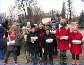 Arbeit mit Kindern in Kiev